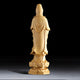 Statues des Trois Saints de l'Ouest en bois de buis Statues Bouddha Artisan d'Asie