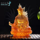 Statues divinités bouddhistes en verre coloré Statues Bouddha Artisan d'Asie Padmasambhava